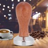 Stainless Steel Manual Coffee Powder Flat Tamper with Wood Handle