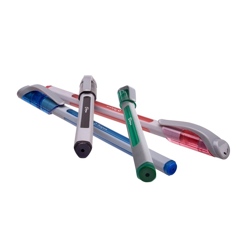 Platignum S-Tixx Multicoloured Ballpoint Pen [Pack of 50] Soft Grip