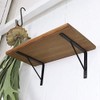 Set of 2 Iron Shelf Brackets, Iron Shelf Brackets, Simple,
