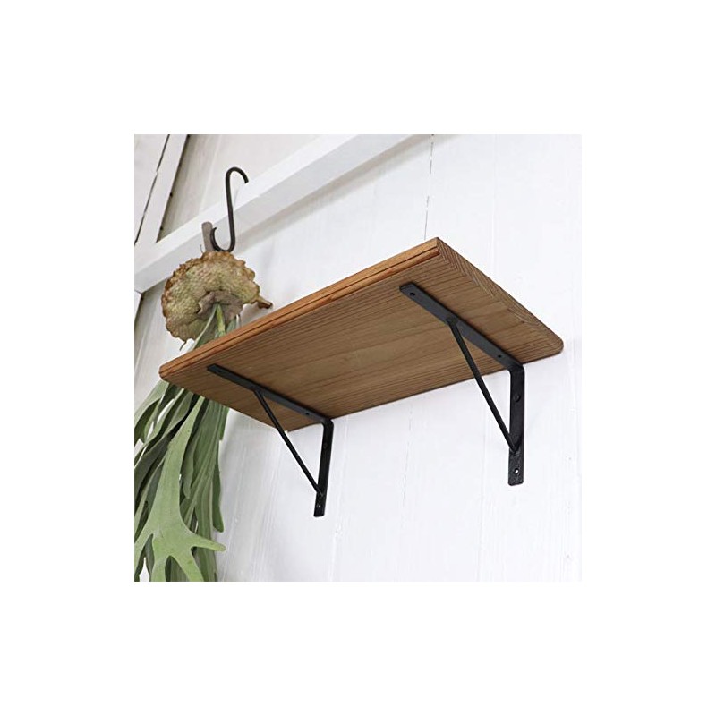 Set of 2 Iron Shelf Brackets, Iron Shelf Brackets, Simple,
