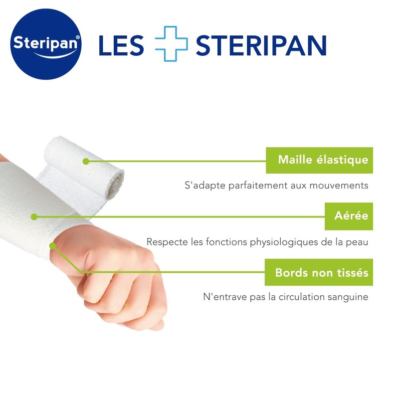 Steripan Elastic Bandage 6 cm