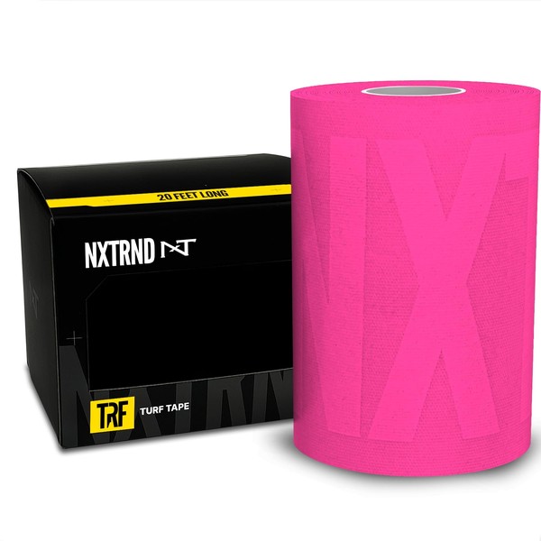 Nxtrnd TRF Turf Tape Football, Extra Wide Kinesiology Tape, Protects from Turf Burn (Pink)