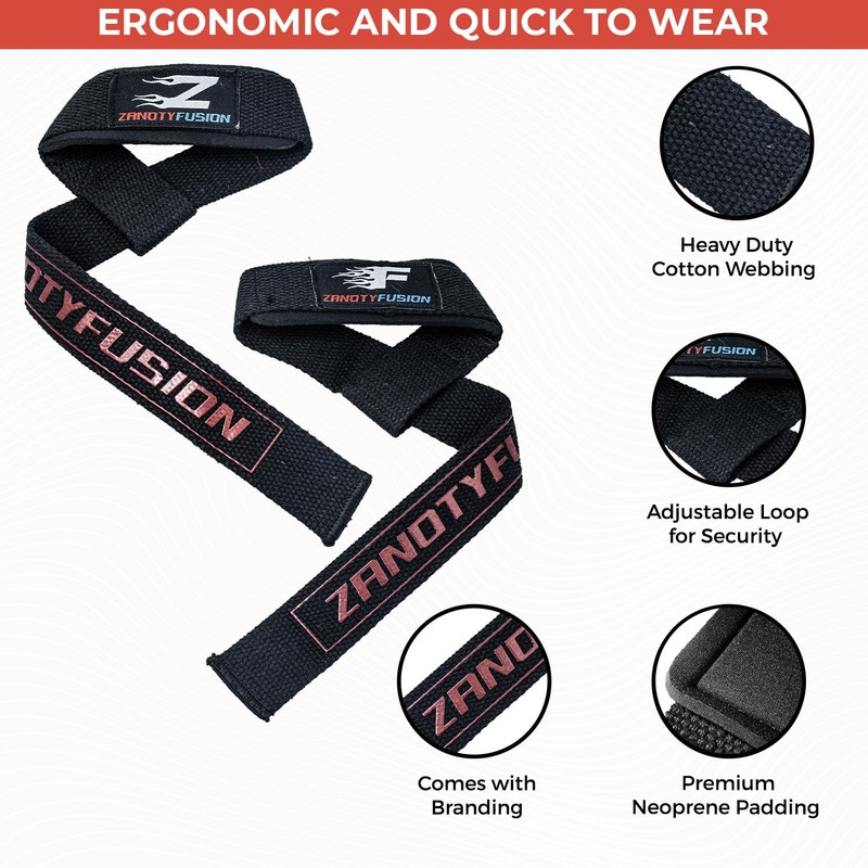 Weight Lifting Straps | Wrist Support Powerlifting Strap | Heavy
