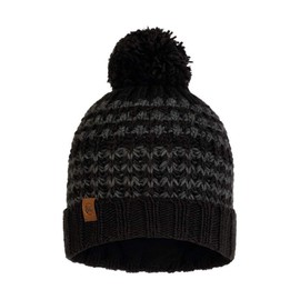 Buff Knitted & Polar Hat, Kostik, Black, One Size