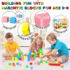 Bloques Magnéticos De Construcción Montessori Crafties 48pz