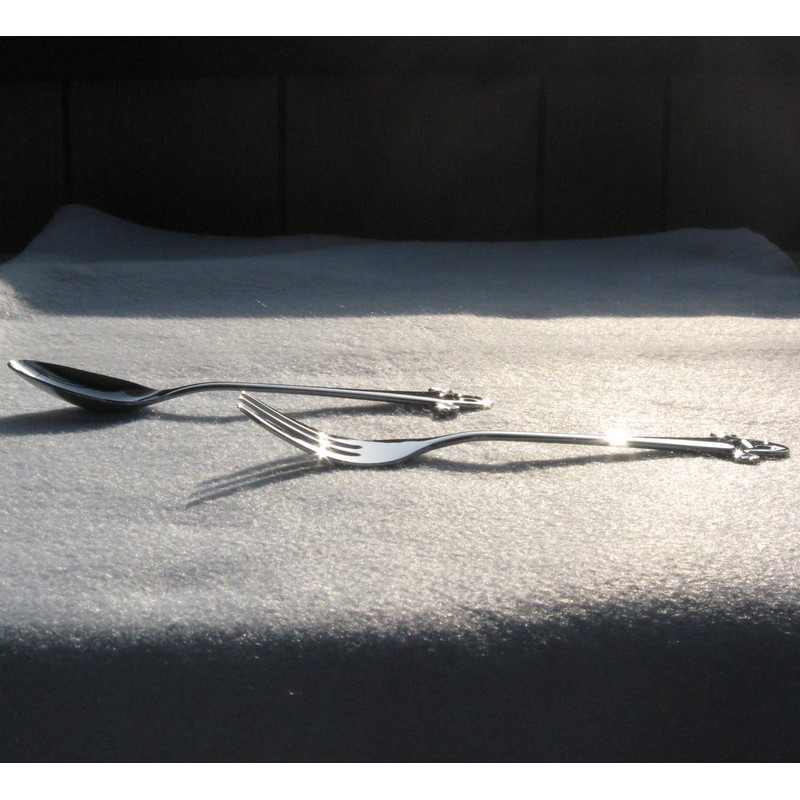 Nagao Tsubamesanjo Children's Collection Children's Spoon and Fork Set, Ciao,