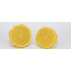 DeRoyal Lemon Wedge Stretch Wrap, Fine Woven Cotton, Washable, Yellow,