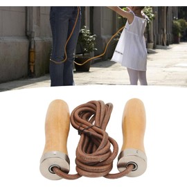 Cuerda para Saltar, Cuerda de Cuero de Vaca, Cuerda para Saltar, Cuerda para Saltar para Ejercicios Portátil, Cuerda para Saltar para Ejercicios Físicos Altamente Efectiva Con, Tbest, JUMP_ROPE, Tbest