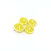 2PCS Double Lemon Slices Hair Clips for Women Girls Bangs
