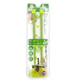 Noji First Time Chopsticks, S (7.1 inches (18 cm), Green, S Size (x1) LCS-18G/Ca