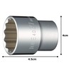 Tone 12-Point Socket 4D-27 1/2-inch (12.7 mm) Drive Width 27