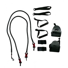 Soltec-swim 201516 Swimming Training Tube Paddle Handle Leg Tube Comprehensive Set Red Large (College Students Want More Power)