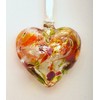 Milford Collection Glass Friendship Heart Small - Topaz