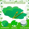 Eaasty 50 Pcs St. Patrick's Day Placemats Bulk Paper Shamrock