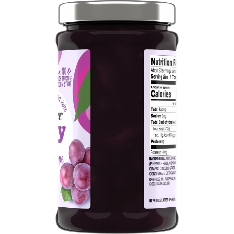 Polaner Verry Berry Fruit Spread, Concord Grape, 15.25 Ounce