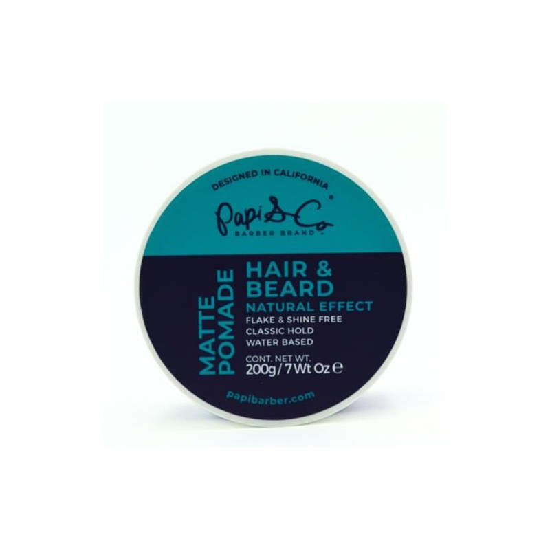 Papi & Co. Pomada Para Cabello Y Barba Matte Pomade