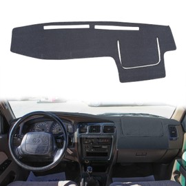 HanLanKa Dashboard Cover Mat Dash Cover Compatible with Toyota 4Runner 1996 1997 1998 1999 2000 2001 2002 Dash Board Protector Cover(Dark Gray)