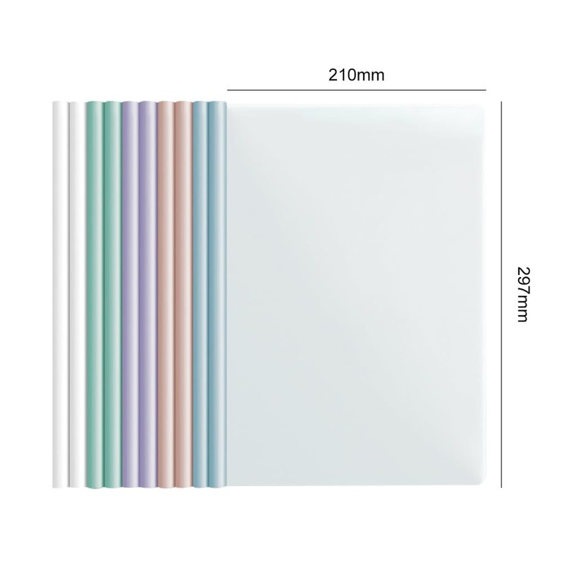 A4 Sliding Bar Binder, Transparent Sliding Bar Binder, A4 Transparent