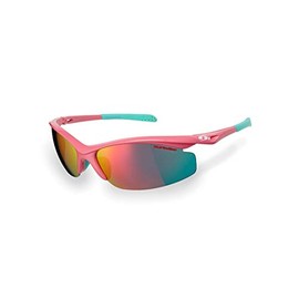 Sunwise Peak MK1 Sports Sunglasses for Women & Men, Suitable for Sporting Activities & Leasure Purposes. Water & Impact Resistant Men's Sunglasses with Wrap Around Lense. One Size - Coral