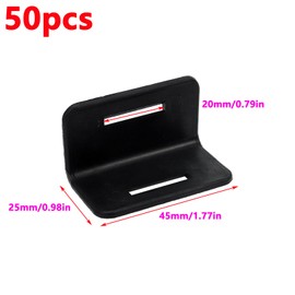 Antrader Tie Down Edge Protectors Small,50Pcs Plastic Corner Protectors Pallet Protector Corners Guard Cargo Strap Protectors Edge Protectors Flatbed