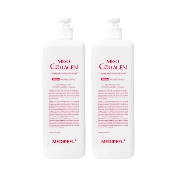 Medipeel Red Lacto Meso Collagen Toner 1000ml x2 / 메디필