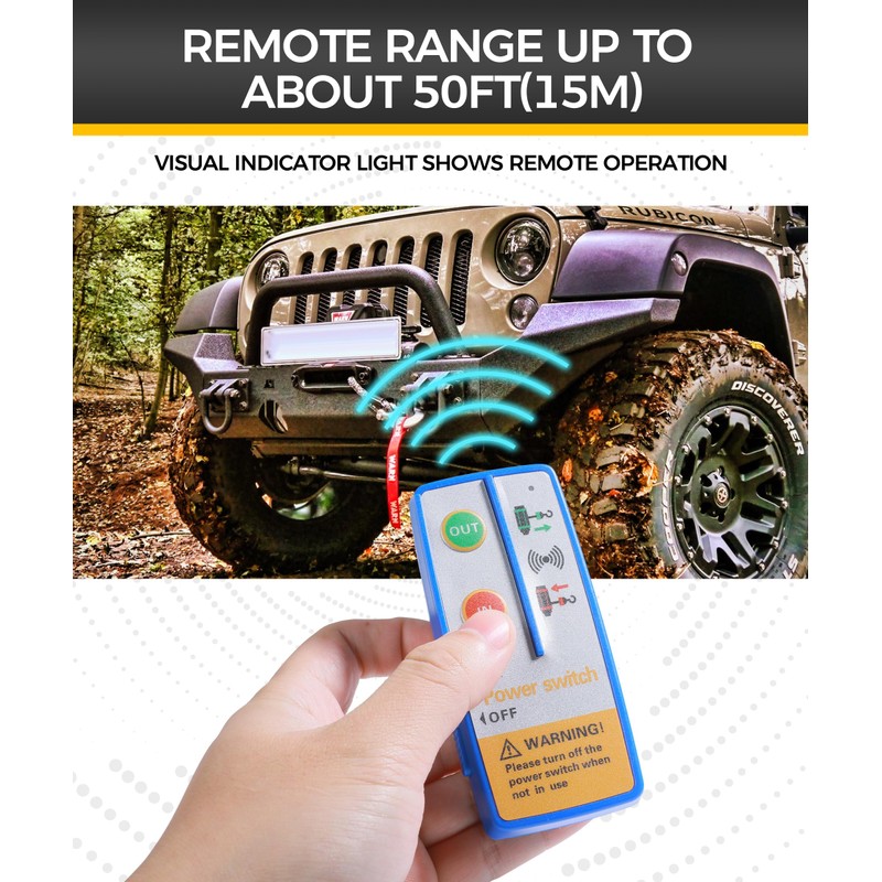 Flaconi Remote Control for Dump Trailer, Winch 12 V, Winch