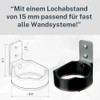 Stainless steel wall mount suitable for Bosch GSR12V-15 and many