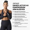 DFND Unisex Active Ax Compression Arm Sleeves – 360° Graduated