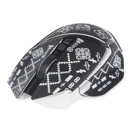 immoenuc Mouse Grip Tape Stickers for Razer Basilisk V3 / Basilisk V3 Pro Mouse Anti Slip Skin Self-Adhesive,Pre-Cut,Sweat-Resistant Game Mouse Accessories(Black)