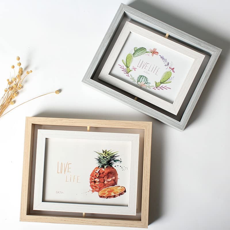 JOSON Rotating Photo Frame, Antique Rotating DIY Desktop Floating Photo