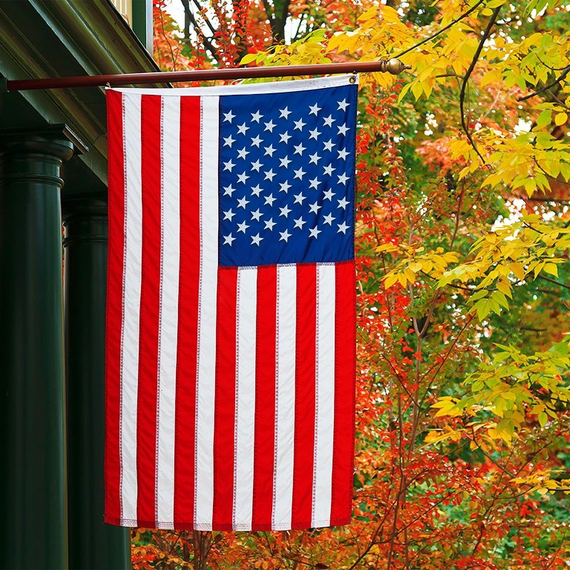 3x5Ft Heavy Duty American Flag,Premium Spun Polyester US Flag, Densely