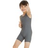 New Dance - Maillot de gimnasia para niño, set gris,