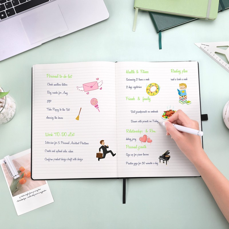 Artfan Notebook A4 - A4 Notebook with Premium Paper, Faux