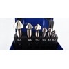 WRS Quality Countersink Set, Industrial Quality, in Rose Plastic Cassette,