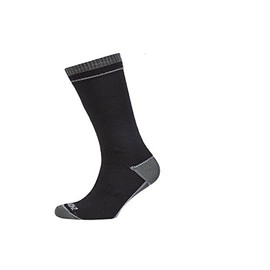 SealSkinz 1111404 BLK S Fully Waterproof Medium Length Socks (Thin) Albatross Black