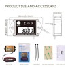 Jayron Digital Maintenance Reminder Tachometer Hour Meter Resettable Partial Timer