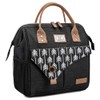 Lekesky Insulated Lunch Bag for Men, 12-Can Wide-Open Lunch Bags