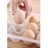 2-Pack Egg Storage Containers with Lids - Clear Plastic Egg