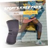 PACKOVE 1Pair Silicone Knee Pads for Sports Elastic Breathable Knitted