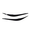 2PCS Headlight Eyebrows Left Right Quick Installation Racing Style Upgrade