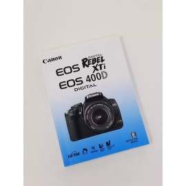 For Canon Canon Rebel Xti EOS 400D Instruction Owners Manual Book NEW