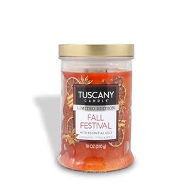 Tuscany Candle Fall Festival: Cinnamon & Clove Scented Fall Candle, 18 oz