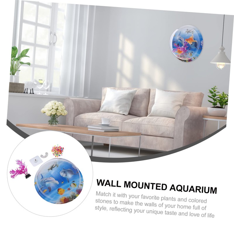 BESPORTBLE DIY Micro Landscape Acrylic Ball Cover for Fish Tank