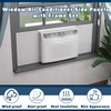 Pearwow Adjustable Window Air Conditioner Side Panels with Frame Set,Extra