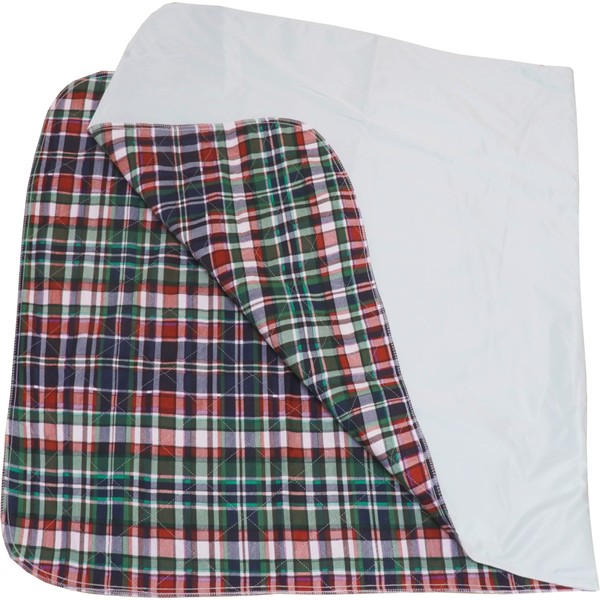 36 x 72 inches Big Size Washable Bed Pad / 3XL Incontinence Plaid Underpad - Mattress Protector
