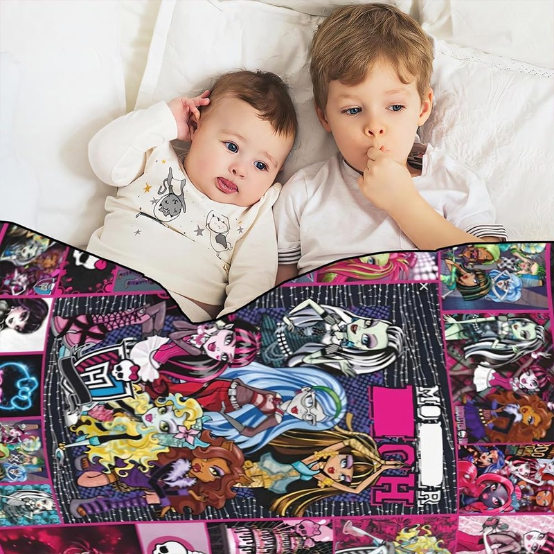Monster Cuddly Blanket 100 cm x 75 cm Monster Fluffy