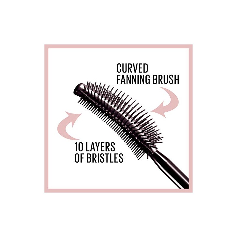 Maybelline Lash Sensational Washable Mascara, Blackest Black, 0.32 fl. oz.