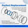 Replace for Hydraulic Log Splitter Cylinder Rebuild Seal Kit, Fit