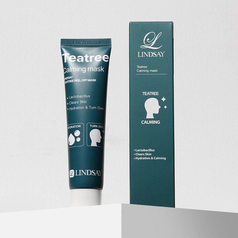 Lindsay Cooling Soothing Moisturizing Turnover Tea Tree Calming Peel-Off Mask