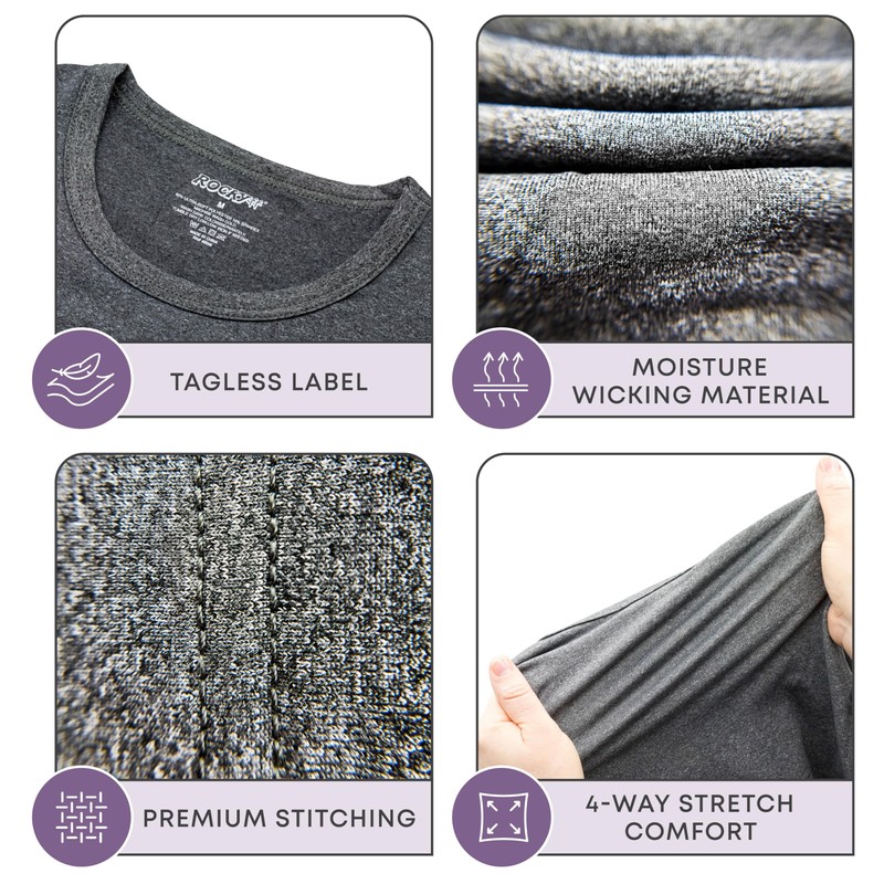 Rocky Thermal Underwear for Men (Long Johns Thermals Set) Shirt